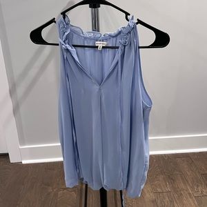 Blue Tank Top Blouse